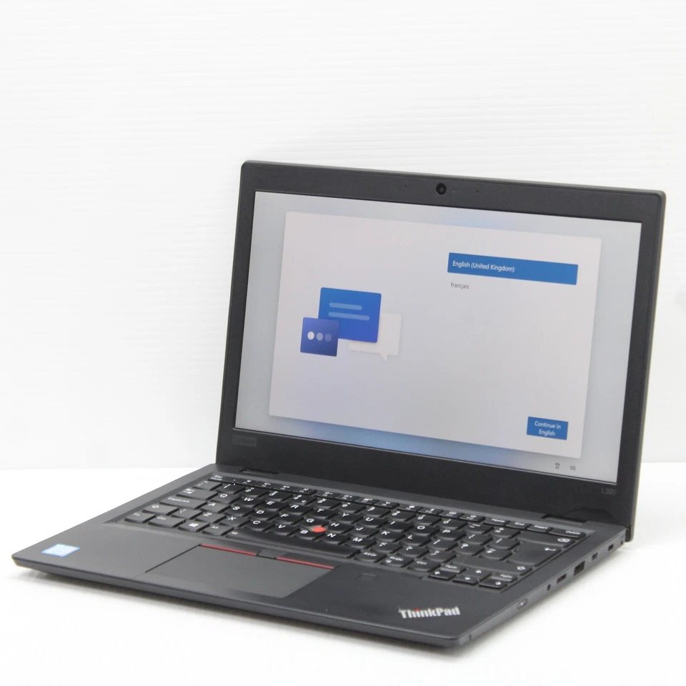 Lenovo ThinkPad L390 Windows 11 13.3 in Laptop Intel i5 8265u 8GB RAM 256GB SSD - Image 1 of 4