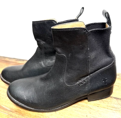 Botas Chelsea FRYE de Cuero Negras para Mujer Talla 9 Tacón Bajo Usadas en Excelente Condición Oeste Otoño Invierno Foto 1 de 4