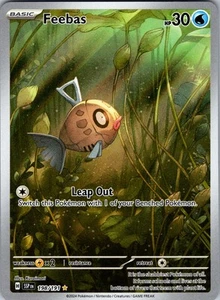 Feebas - 198/191 Holofoil Illustration Rare SV08: Surging Sparks Near Mint - Picture 1 of 1