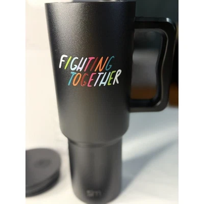 🔥 [NUEVO] - Vaso Trek Negro Luchando Juntos Moderno Simple 40oz Foto 1 de 4