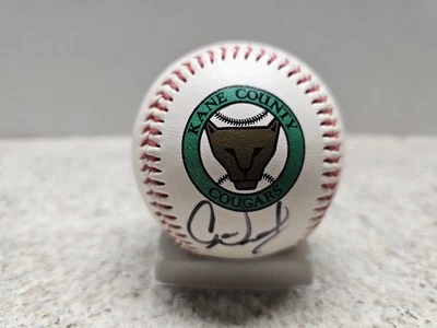Béisbol autografiado no identificado de Kane County Cougars MiLB no autenticado Foto 1 de 4