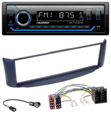 Blaupunkt Bluetooth USB DAB MP3 Autoradio für Smart ForTwo 450 blau ohne Metalls - Bild 1 von 4