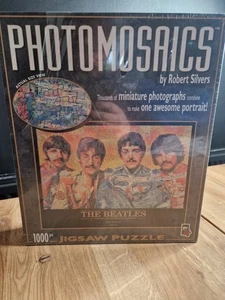 THE BEATLES Sgt Peppers PHOTOMOSAICS 1000 Piece Jigsaw Puzzle By Robert Silvers - Picture 1 of 4