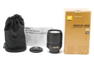 [Near Mint]Nikon AF-S DX NIKKOR 18-105mm F3.5-5.6G ED VR Zoom Lens F Mount Japan - Picture 1 of 8