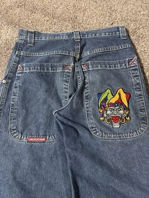❗️ RARO ❗️ JNCO jeans bobo da corte 30x30 reparado no joelho - Imagem 1 de 4