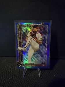 spencer strider 2025 Holiday Mega Box Blue Mettalic variation H75 - Picture 1 of 3