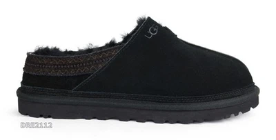 Zapatillas UGG Neuman de piel de gamuza negra para hombre talla 10 *NUEVAS* Foto 1 de 4