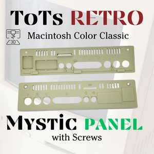 Macintosh Color Classic - Mystic Conversion IO Backplate  Includes Screws - Picture 1 of 4