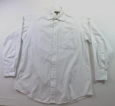 Men's White Burberry London Button Down Collared Dress Shirt 15/33 - Image 1 of 4