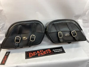 Harley Saddlemen 2 buckle rigid mount medium saddlebags bags - Picture 1 of 10