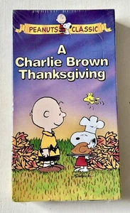 PEANUTS Classic-A Charlie Brown Thanksgiving VHS Tape-Vintage 1973/1994 NEW - Picture 1 of 5