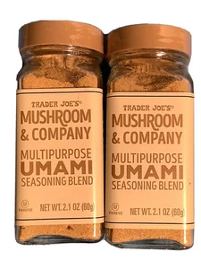 2-Pack Trader Joe's Umami Seasoning Blend Mushroom & Company Multipurpose 2.1 oz - Picture 1 of 6