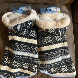 Menge 2 Vibrant Life blau Fair Isle Hund (M) Fleece Hoodie für Hunde 20-50 Pfund 17 Zoll - Bild 1 von 4