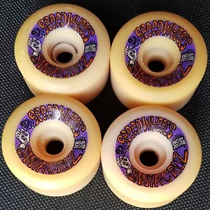 SANTA CRUZ Skateboard Speed Wheels 64mm 97a '80s Old School Factory 2nds - Picture 1 of 9