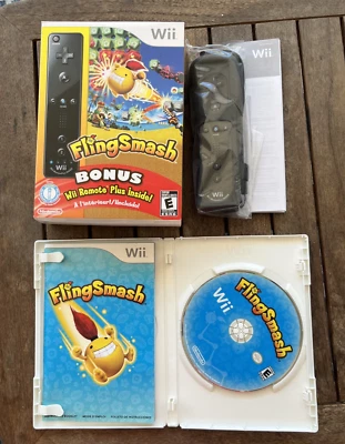 NINTENDO Wii FlingSmash Game Bonus Wii Remote Plus with BOX - Image 1 of 3