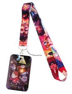 Gravity Falls Cartoon Figuren Schlüsselband mit Ausweishalter Schlüsselanhänger - Bild 1 von 1