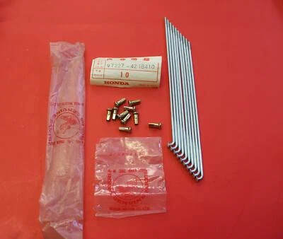 NOS HONDA 1970 - 1971 CB100 KO 数量:10 轮 SPOKES 10x172 原始设备制造商 97227-4218410 — 第 1/4 张图片