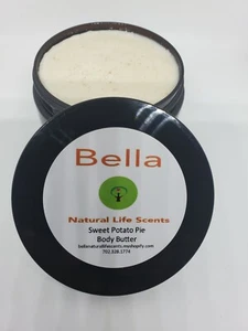 Bella Natural Life Scents Vegan Body Butter Sweet Potato Pie.  4oz - Picture 1 of 2