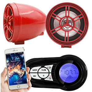 Professional Bluetooth Amplifier Speaker for Motorcycle TF USB MP3 FM Waterproof