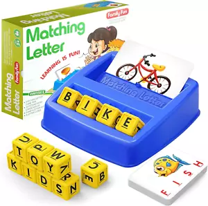 Educational Toys for 3-5 Year Old Boy Girl Gifts, Matching Letter Learning Games - Picture 1 of 7