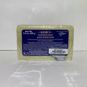 Kiehl's Ultimate Man Body Scrub Soap Bar "Fatigue Scrubber" 7oz. /200g - Picture 1 of 2