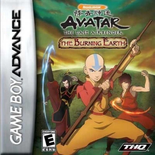 Avatar: The Last Airbender -- The Burning Earth - Game Boy Advance GBA Game - Image 1 of 1
