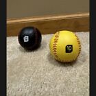 SKLZ Weighted Practice Baseballs Yellow (10oz) and Black (12oz)