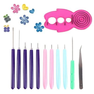 Quilling Needle Kit Quilling Slotted Pen Paper Craft Paper Quilling Tools - Image 1 of 4