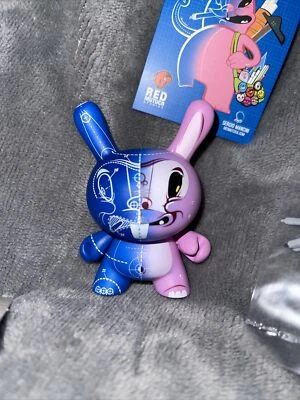 Kidrobot Dunny Blueprint 3” Vinyl Figure 2012 Series Sergio Mancini  New Complet - Image 1 of 4
