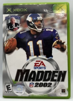 Madden 2002 XBOX EA Sports NFL Rated E Free Shipping W/Manual  2001 - Image 1 of 3