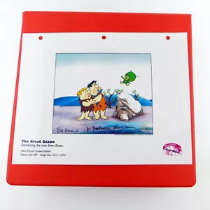 Picapiedra Gran GAZOO Warner Bros Galería Celular Laminado Promo Carpeta Página - Imagen 1 de 2