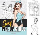 Amazing Coloring Book Sexy Hot Girls Naughty Pin-Up Ladies Woman Illustrations