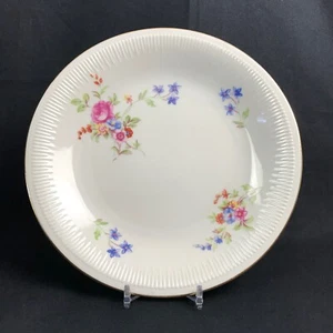 Plato de postre para ensalada c.1967 Wtoctawek Włocławek WTW1 rosa azul floral 6-5/8" excelente - Imagen 1 de 9