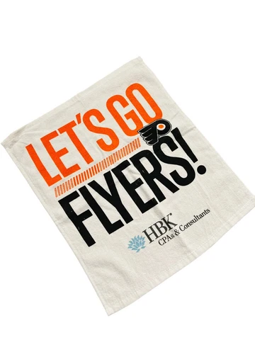 PHILADELPHIA FLYERS NHL VINTAGE 2000'S RALLY TOWEL SGA Cover