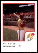1986 ProCards Albuquerque Dukes Gil Reyes Albuquerque Dukes #20