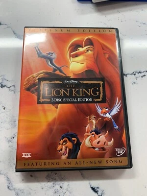 The Lion King (DVD, 2003, 2-Disc Set, Platinum Edition) - Image 1 of 4