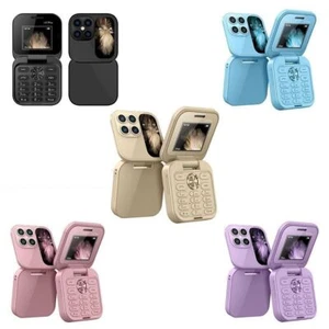 MINI TELEFONO CELLULARE FLIP I17 PRO TASTIERA GSM 1.77" DUAL SIM PIEGHEVOLE 2G - Foto 1 di 5