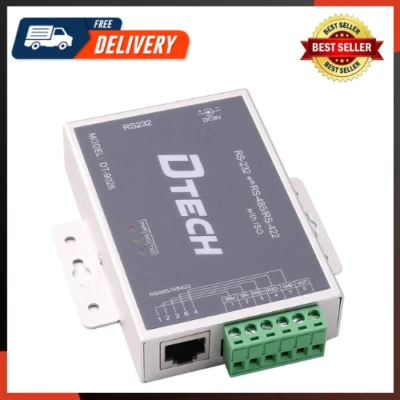 Active Isolated RS232 to RS485 RS422 Converter with RJ45 Serial Port Terminal - Image 1 of 4