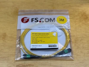 FS MTP-12 (female) to MTP-12 (female) - SMF (single-mode) Type A - 3 meter - Picture 1 of 2