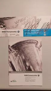 2015 BMW Champ Program/Ticket Stub signed by Hideki Matsuyama and Henrik Stenson - Picture 1 of 7