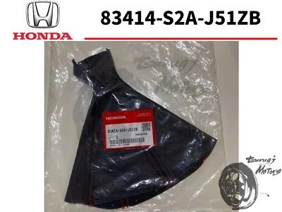 HONDA Genuine S2000 83414-S2A-J5 Ultimate Edition Shift Boots Leather Red Stitch - Image 1 of 4