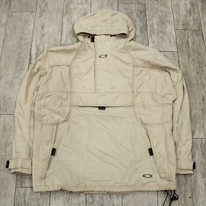 Oakley Software Jacket Mens Large L Biege Outdoor Techwear Windbreaker - Picture 1 of 11