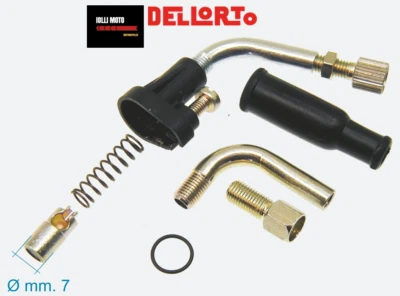 KIT COPERCHIO MODIFICA STARTER A FILO Ø7mm PER CARBURATORE PHBN 12 14 16 17,5 - Immagine 1 di 2