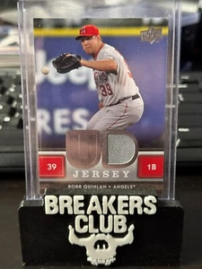Maglia Robb Quinlan 2008 Upper Deck UD Game Serie 2 #UDJ-RQ GU Relic - Foto 1 di 2