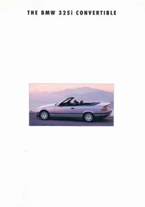 1993/1994 BMW 325i CONVERTIBLE sales brochure catalog US 94 - Picture 1 of 1