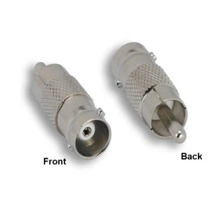 Acoplador adaptador Kentek RCA macho a BNC hembra 75 ohmios para CCTV VCR DVR - Imagen 1 de 1