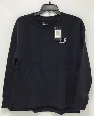Under Armour/Bodybuilding.com Women's Rival Fleece Black Sweatshirt Size Small - Image 1 of 4