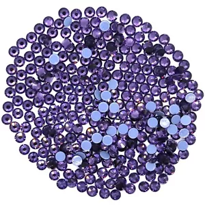VIOLETT - TSS Großhandel Hotfix Aufbügeln Strass flache Rückseite Premium Qualität - Bild 1 von 8