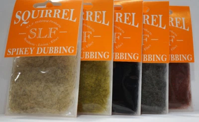 SLF Squirrel  Dubbing Wapsi USA 6 Farben SLF  Eichhörnchen Dubbing - Bild 1 von 2