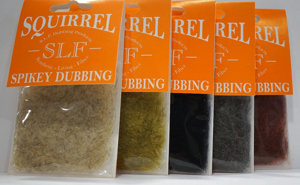 SLF Squirrel  Dubbing Wapsi USA 6 Farben SLF  Eichhörnchen Dubbing - Bild 1 von 2